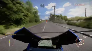 Trying to do a crashless lap of the mountain on TT isle of man 1