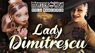 MAKING LADY DIMITRESCU DOLL / BIG 17'' MONSTER HIGH DOLL REPAINT by Poppen Atelier