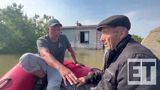 Спасатели в Голой Пристани и окружающих дачах.