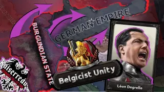 Burgundy conquers the KAISERREICH! (Hoi4) | Using the power of BELGIUM to destory LIBERALS!!!