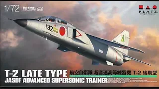 MITSUBISHI T-2 LATE TYPE | PLATZ 1/72 | VIDEO REVIEW
