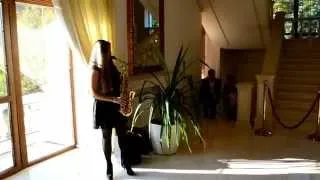 Саксофонистка на фуршет (Девушка и саксофон) , Одесса