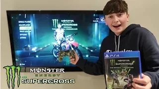 Monster Energy Supercross The Game PS4 - First Look!!