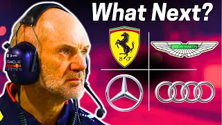 Adrian Newey QUITS Red Bull! Which Team Will He Join to Continue His F1 Legacy?