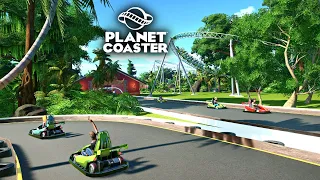 KARTING dans La Jungle : PLANET COASTER #7