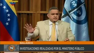 Fiscal Tarek William Saab, rueda de prensa sobre detención de directivos de Petrozamora