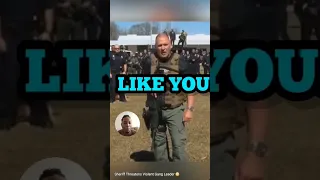 sheriff threatens Violent gangs with a powerful message 👏 👌🏿 🙌 #shorts #fyp #gangstermusic #sheriff