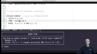 DB2 — Chapter #08 — Video #29 — Predicate evaluation in PostgreSQL, Boolean expressions and shortcut