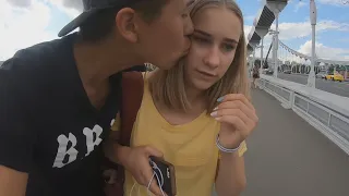 KISSING SELFIE PRANK IN RUSSIA | ЦЕЛУЕМ ДЕВУШЕК | ПИКАП ПРАНК |Хочу девушку 24 часа (Кирилл Шучер)