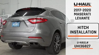 2017-2020 Maserati Levante | U-Haul Trailer Hitch Installation | UHI36827