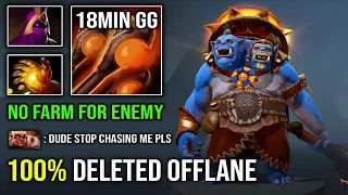 How to 100% Delete Troll Warlord From Offlane | EPIC 18Min GG Ogre Magi with Insane DPS Multiplier