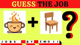 Can You Guess the Job by Emoji | Guess the Job by Emoji| Emoji quiz