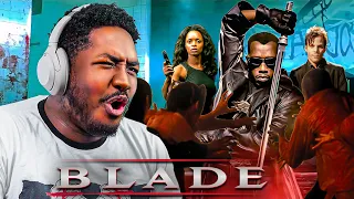 First Time Watching *BLADE* Shocked Me With Cheesiness Gore!