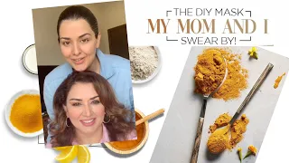 THE DIY MASK MY MOM & I SWEAR BY I FOR CLEAR , GLOWING SKIN & ALSO COMBATS ACNE / PIGMENTATION