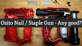 Ozito/ Einhell PXC 18V 2-IN-1 NAIL & STAPLE GUN - Teardown