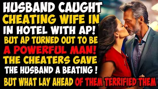 Husband caught cheating wife in hotel with AP! But AP turned out to be a powerful man!