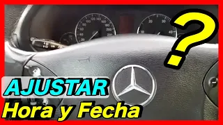 ARREGLAR Hora y Fecha Mercedes clase C