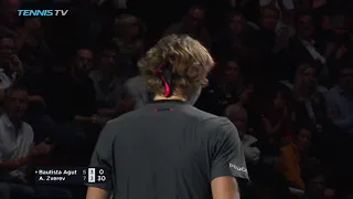 Hot Shot: Sascha Sneaks In For Superb Drop Volley In Basel 2018