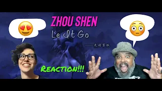 FIRST TIME HEARING ZHOU SHEN LET IT GO IN 9 LANGUAGES : Reaction!!!