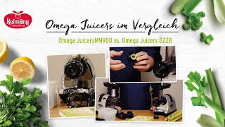 Omega Juicers MM900 und 8228