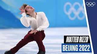 Matteo Rizzo dances to 'Volare' ⛸️ Short Program & season's best at #Beijing2022