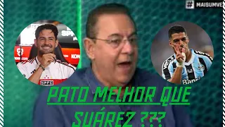 Olha só que Flávio Prado fala de Alexandre Pato Será que é melhor que SUÁREZ ???