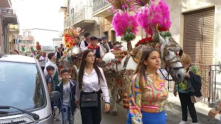 La processione di San Alfio Adrano è corpo Bandistico a.m.a è carretti siciliani Adrano 2023🎉