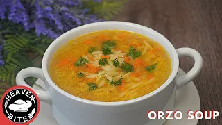 Ready for winter 🌨❄? Orzo Soup is so easy and quick. Your family will love it. made with no time