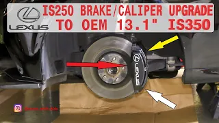 Lexus IS250 to IS350 Caliper UPGRADE | 2006 to 2020 | 2IS 3IS BBK BIG BRAKE KIT