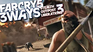 FAR CRY 5 Badass Melee & Creative Multikills #3 No Enemy Marking, No HUD