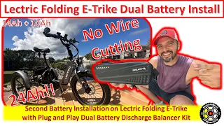 Lectric | Trike | Plug & Play Dual Battery Discharge Balancer Install_ Install Two Batteries e-trike