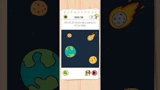 Brain Test 4 Level 105 | Brain Test 4 Level 105 Oh no! An asteroid is going to hit us! Help!