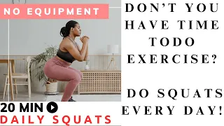 DON’T YOU HAVE TIME TO DO EXERCISE? DO SQUATS EVERY DAY!||BENEFITS AND DETAILS OF VARIANT SQUATS|