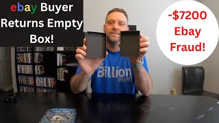 I was scammed $7200 by an ebay buyer! Ebay Buyer Purchased $7200 in items and returned empty boxes!