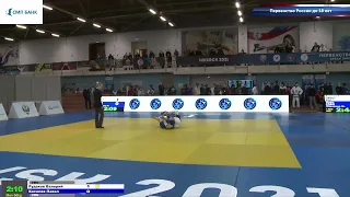 66 kg Рудаков В Киселев П 08 11 2021 Т1 Первенство России по дзюдо до 18 лет, ИЖЕВСК