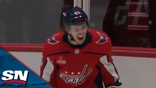 Capitals' Matthew Phillips Scores First Career NHL Goal Against Former Team