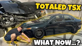 My TOTALED Acura TSX CL9 - AFTERMATH & PLANS!?