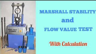 Marshall Stability and Flow Value Test|DBM mix design with Calculation and specifications