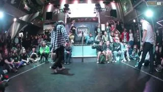 Hozin vs Kimil Quarterfinal Dance @live Korea 2014 Hiphop side