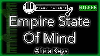 Empire State Of Mind (Part II) (HIGHER +4) - Alicia Keys - Piano Karaoke Instrumental