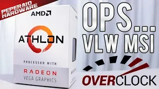 Desbloquearam o Athlon 200GE por engano? Overclock confirmado à 3 9 Ghz estável (AGESA 1006 MSI)