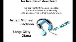 Michael Jackson - Dirty Diana [Official Song With Lyrics and Download]