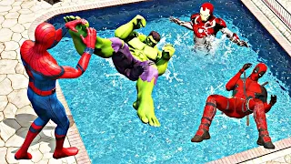 GTA 5 Epic Water Ràgdolls Spider-Man Jumps / Fails ep. 21 #ragdolls #spiderman #epic