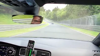 Nürburgring Nordschleife Golf 7.5 R following a LOUD 7,5R