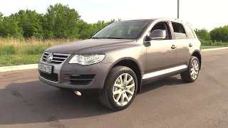 2008 Volkswagen Touareg (7LA, 7L6, 7L7) 4.2 FSI (BAR) 350 Л.С. Обзор интерьер, экстерьер, двигатель)