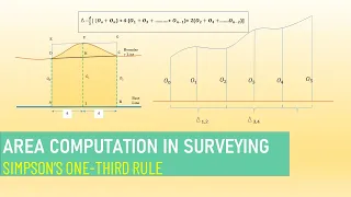 Area Computation in Surveying | Simpson's One-Third Rule