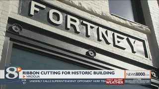 RIBBON CUTTING FOR HISTORIC BUILDINGVIROQUA