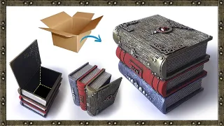 How to make BOX 3 BOOKS IN 1 | DIY Book Box