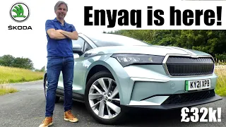 NEW Skoda ENYAQ electric SUV - better than VW’s ID.4?