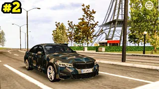 Driving School Sim 2020 | BMW 3 Series Sedan Driving test | #Paris Android Gameplay #2